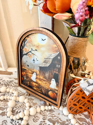 Rustic Halloween Wood Framed Arch Ghost Mini Sign - Spooky Cute Table Top Fall Decor 6a6cb47c-5e7e-4db2-93de-876a67c4f521--qwqwqew-2-.webp