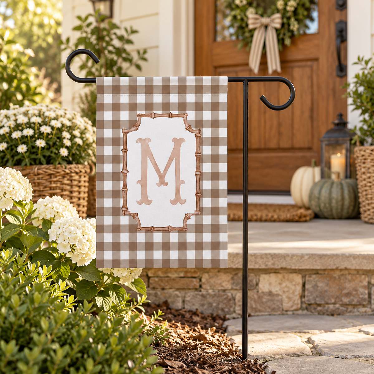 Espresso Brown Monogram Initial Garden Flag, Checkered Personalized Name Yard Banner Welcome Sign 6a709cdf-777e-458a-bc9c-430316bc9f5d-05033ad2-2b89-4aaf-94b4-66039acfb6fc.png
