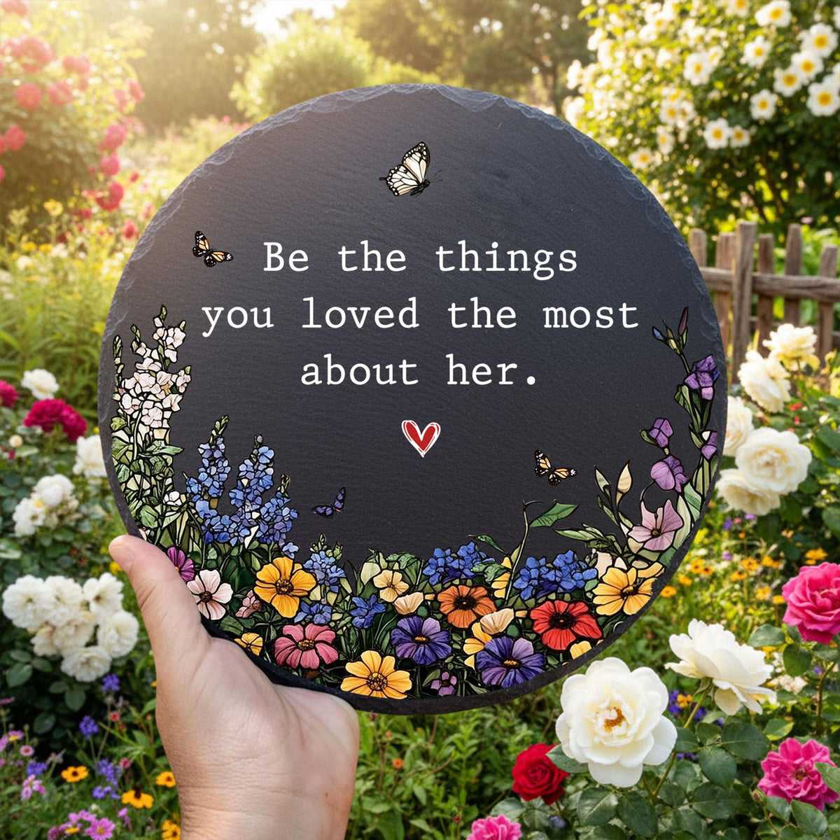 Personalized Garden Stone Sympathy Gifts Be The Things You Loved Most About Her, Loss Loved Ones Mothers Gift, Memorial Gift 6a77ad32-10be-4b3c-a2d2-fadca5df8f1b-6.jpg