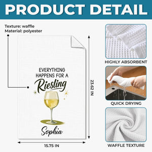 Hit Me With Your Best Shot - Personalized Kitchen Towel For Hers, Mom