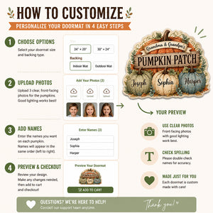 Grandparents' Pumpkin Patch – Custom Shape Doormat (3 Names) - Personalized Custom Shape Doormat (ZB) 6a8f118b-7d13-4d50-b02d-a583f477caa5.jpg