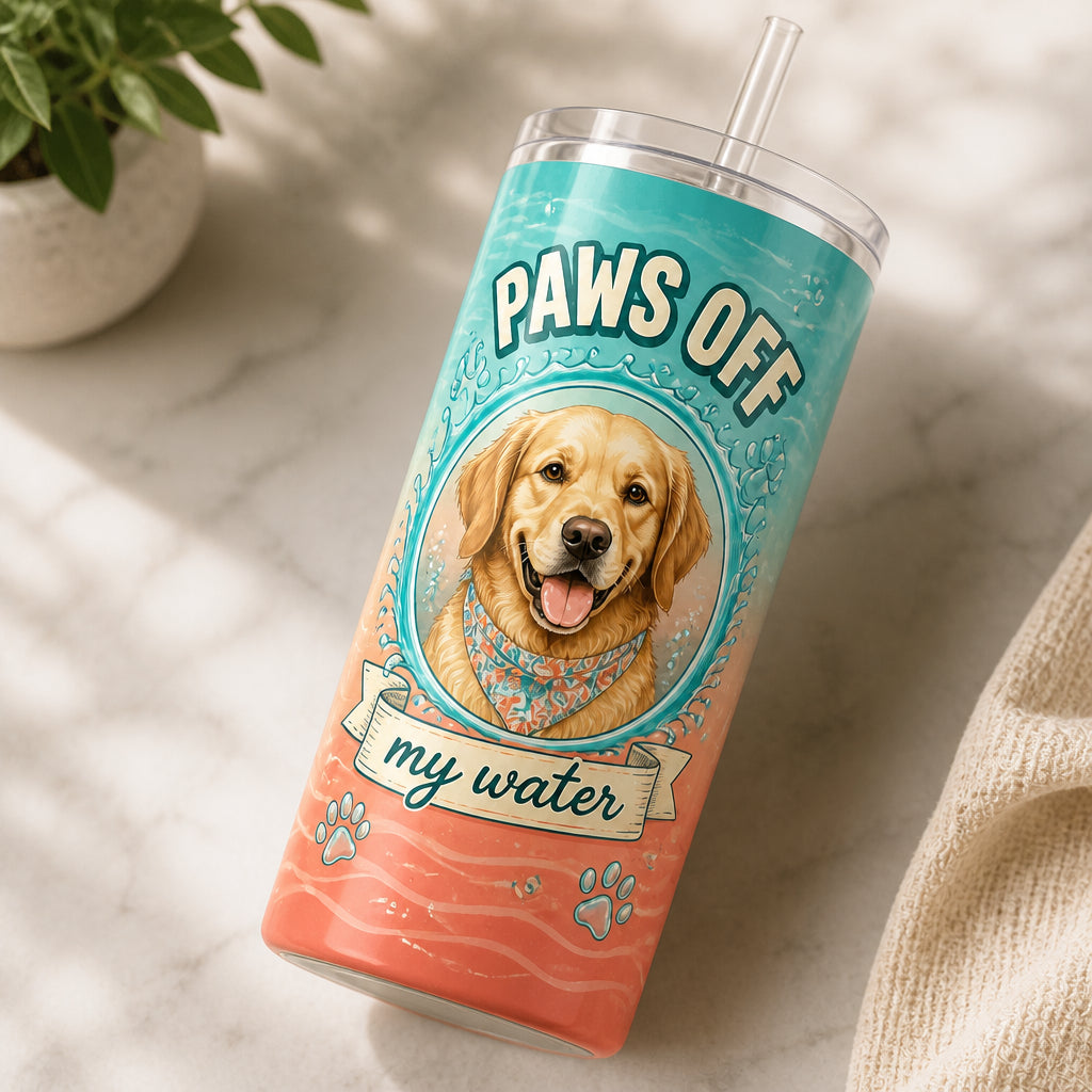 Paws Off My Water – Custom Pet Portrait Tumbler - Personalized Tumbler 6a9c4235-bd3a-45c1-b990-218d295eb2c5.jpg