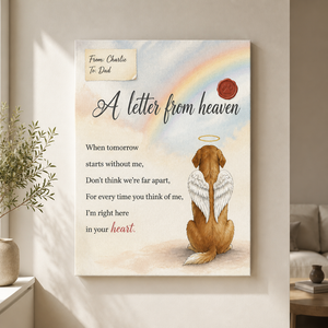 Pet Memorial Canvas - A Letter From Heaven (Custom From/To) - Personalized Canvas 6aac26df-d6d0-4be6-b3d4-a270e8d24156.png
