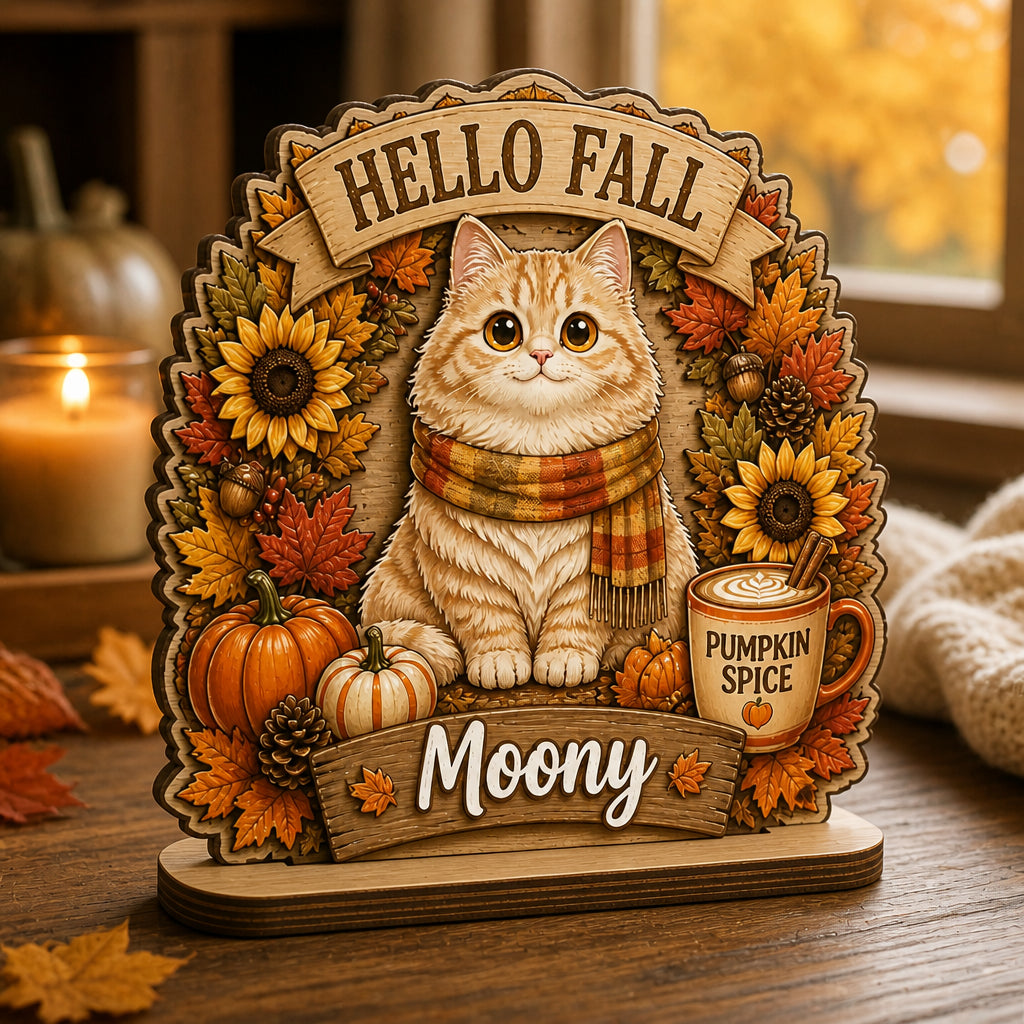 Hello Fall Cat Standee – Personalized Pet Name - Personalized Wooden custom shape Standing 2 layer (5mm) 6ad6b19f-5257-47cb-a0f0-2b6eae0aa989.jpg