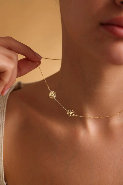 Sideways Birth flower Necklace, Family Birth Flower Necklace, Birth Month Flower, Personalized Jewelry, Mothers Day Gift, Gift For Mom 6ae9c88c-fd4c-424d-8a82-c1fd19307314-zzdcrtgfdf-3-.webp