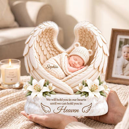 Hold You in Heaven - Personalized Baby Loss Memorial Acrylic Plaque, Angel Baby Keepsake,, Baby in Heaven Decor, Bereavement Gift 6afb2924-67f9-42c4-8b49-a633d561ede3-dfgre-4-.jpg
