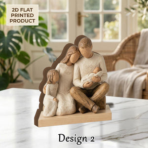 Personalized Family Keepsake 2D FLAT Wooden Block, Mom Dad Gift, Parent Keepsake, Custom Wood Carving, Mother Day Father Day Decor 6b085773-ef64-4737-abb8-86d79ab2ccff-5.jpg
