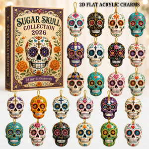Sugar Skull Collection Advent Calendar 2026 - 24-Day Festive Countdown, Acrylic Charms Blind Box - Gift For Family & Friends 6b1340e7-a47e-4fa2-97c2-1c049e3ff659-sugar-skull-text.png