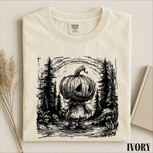 Spooky Forest Pumpkin Head Shirt, Retro Halloween Graphic Tee 6b234059-9ce4-4e76-b98c-df6fd5282ce6-4.jpg