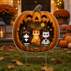 Halloween Pumpkin Yard Sign – Custom Pet Photo-to-Cartoon Portraits (3 Pets) - Personalized Yard Sign 6b2f576c-bb2d-4405-baa3-61fba07317d1.png
