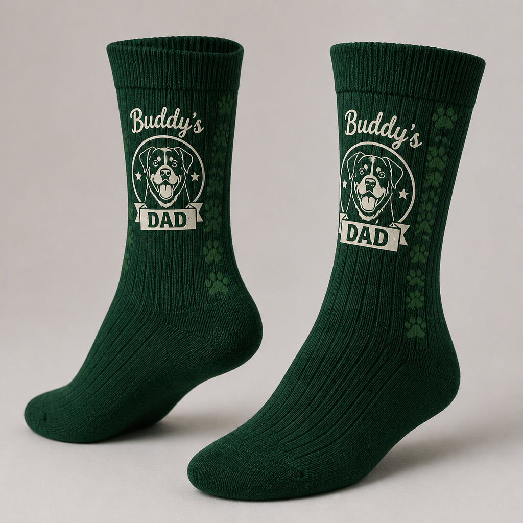 Personalized Dog Dad Socks – [Pet Name]’s Dad - Personalized Socks - All over printed 6b703e72-7d00-423b-bf6c-a630b0851445.jpg