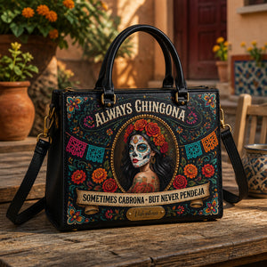 Always Chingona Sugar Skull Shoulder Bag – Personalized Name - Personalized Leather Shoulder Bag 6b851a86-8037-42f9-bc5a-d1097d8378a4.jpg