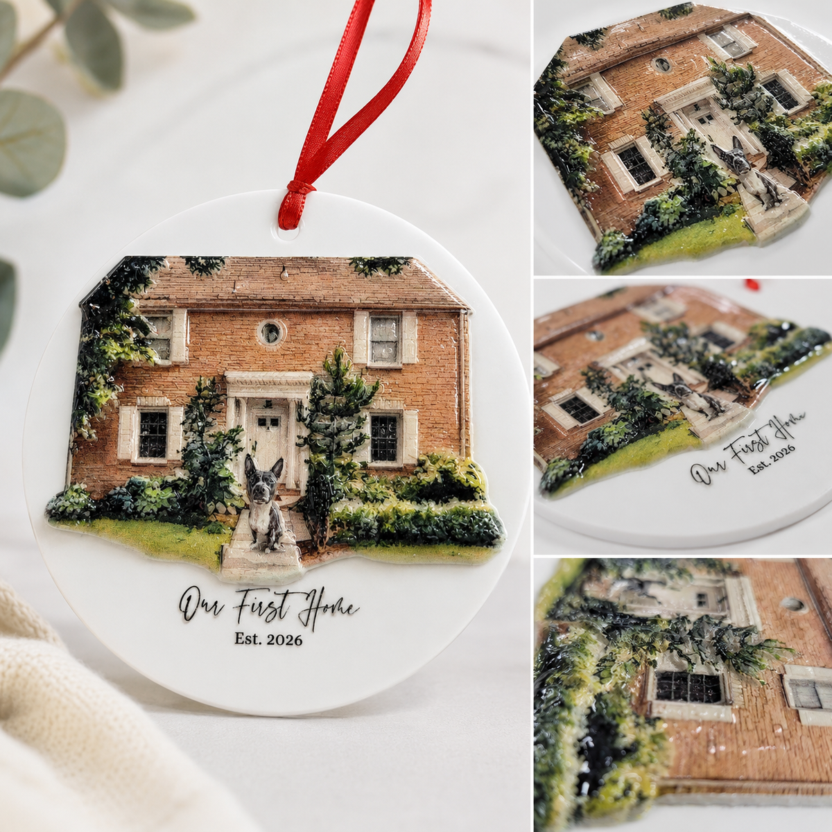 Personalized First Home Ornament from Photo, Real 3D Raised House Keepsake, Custom New Home Christmas Gift 6b9564c8-e96b-42d4-825e-dbc777a21f46-banner-3.png