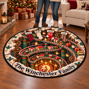 Our Christmas Story Christmas Cheer 3D Illusion Quilted Rug - Personalized Quilted Mat 6bcbffe4-b5e8-4417-bf80-fb93c88e53de-4ae0b9f6-7551-407e-a18d-140896dfb991.png