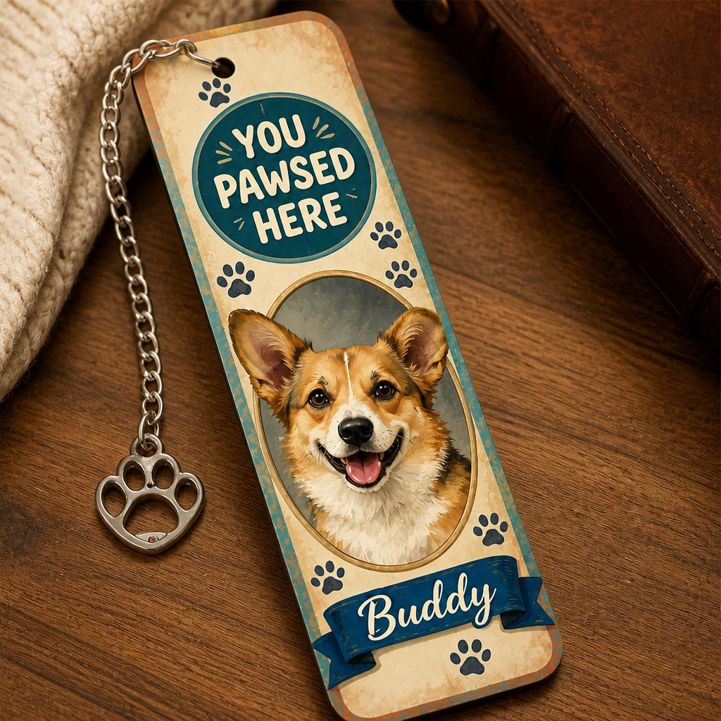 You Pawsed Here – Personalized Pet Portrait Acrylic Bookmark - Personalized Acrylic Bookmark 6bda199f-5b9c-4b6d-8cac-b8a6d9971760.jpg