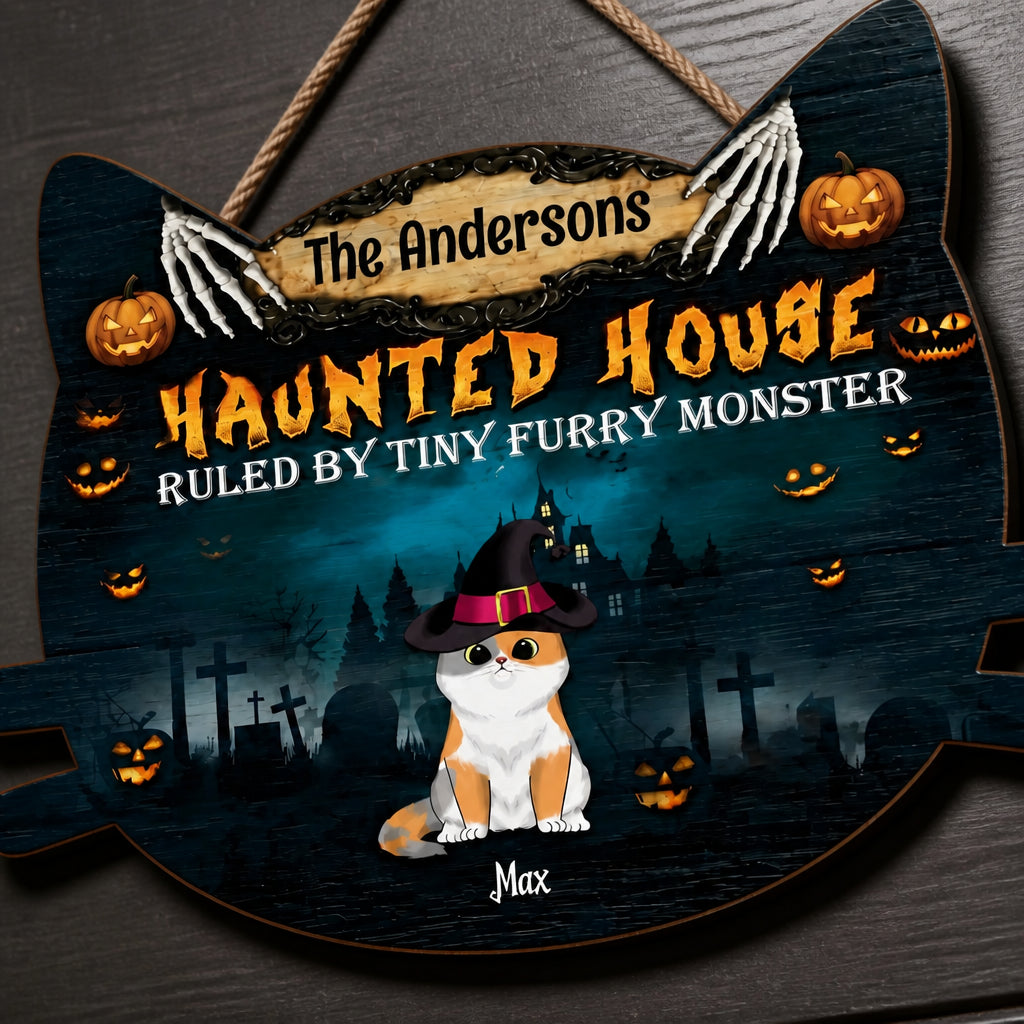 Personalized Haunted House Cat Sign – Ruled by Tiny Furry Monster - Personalized Wood Sign 6c1d8bd0-b8ef-4d6d-82c5-7b6e9cd499cb.jpg