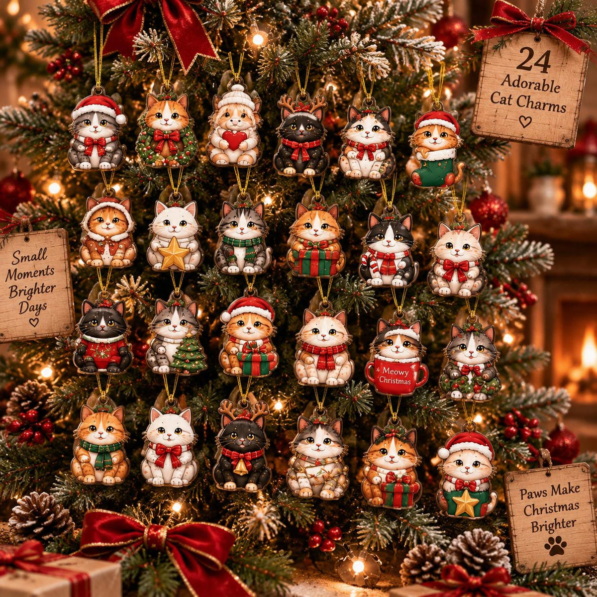 Personalized Cat Advent Calendar, Christmas Countdown Box, 24 Cute Cat Charms, Custom Family Name Holiday Keepsake, Cat Lover Gift 2026 6c249de5-5b92-4465-85e3-fab6101ef0b5-il_1588xN.8587010323_pfrn.jpg