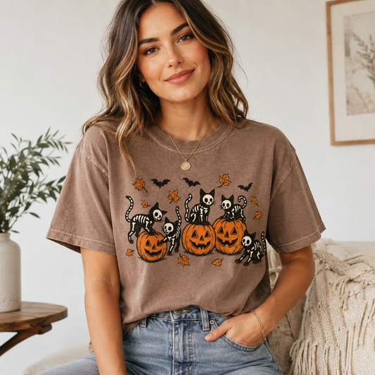Comfort Colors Black Cat Pumpkin Shirt Halloween Spooky Season Vintage Autumn Tee Cat T-Shirt Retro Skeleton Cozy TShirt for Cat Lover 6c2c3f0c-561b-4b76-b527-e8cf834c6c9b-banner-1.png