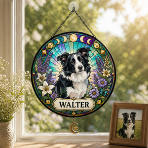 Custom Stained-Glass Pet Suncatcher – Photo-to-Art with Name - Personalized 1 Layered Suncatcher with Charm 6c2fb0c1-07ff-4509-ac11-fad53cccc39f.jpg