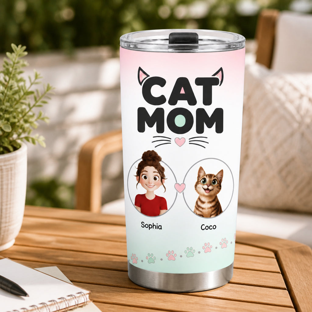 Cat Mom Personalized Photo Portrait Tumbler - Personalized Tumbler 6c5c97f1-33f1-48d8-8910-0d624aa963d9.jpg