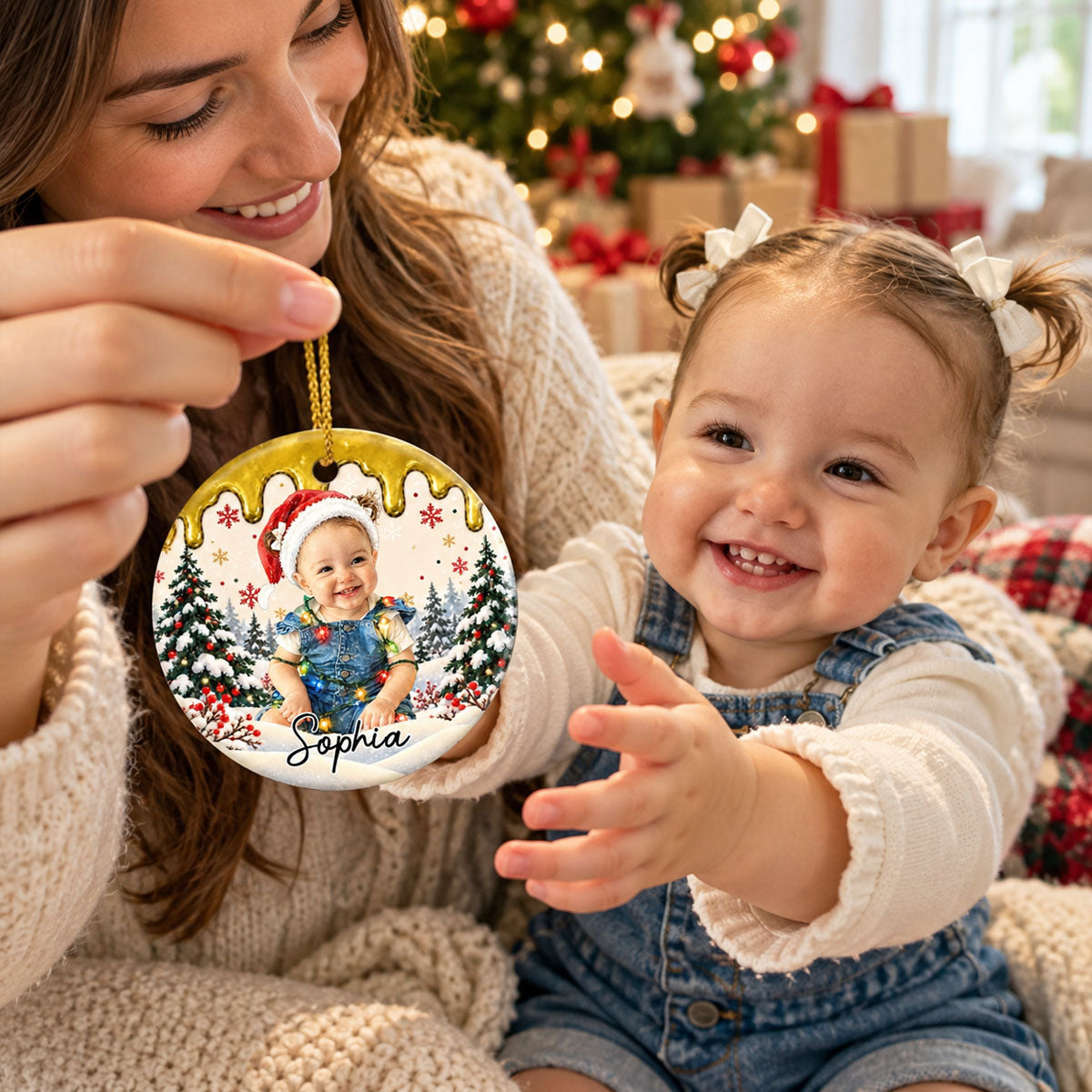 Custom Photo Christmas Portrait Gifts - Personalized Christmas Ornament - Little Hearts Full Of Joy 6c75706d-9be1-4dbb-91e2-7585a2b6521f-banner-5.jpg