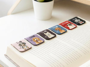Custom Dog Cat Magnetic Bookmark, Personalized Dog Photo Bookmark, Pet Portrait Leather Bookmark, Pet Remembrance Gift, Pet Book Lover Gifts 6c91ca7b-3cc7-4097-ad63-75365231ff01-il_fullxfull.7770878065_9por.jpg