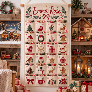 Personalized Christmas Advent Calendar, 24 Fillable Pocket Fabric Wall Hanging, Custom Holiday Countdown, Reusable Family Christmas Decor 6c9df1ea-4b9f-45b8-8ffa-c86b5c28273e-il_fullxfull.8624038187_mjua.jpg