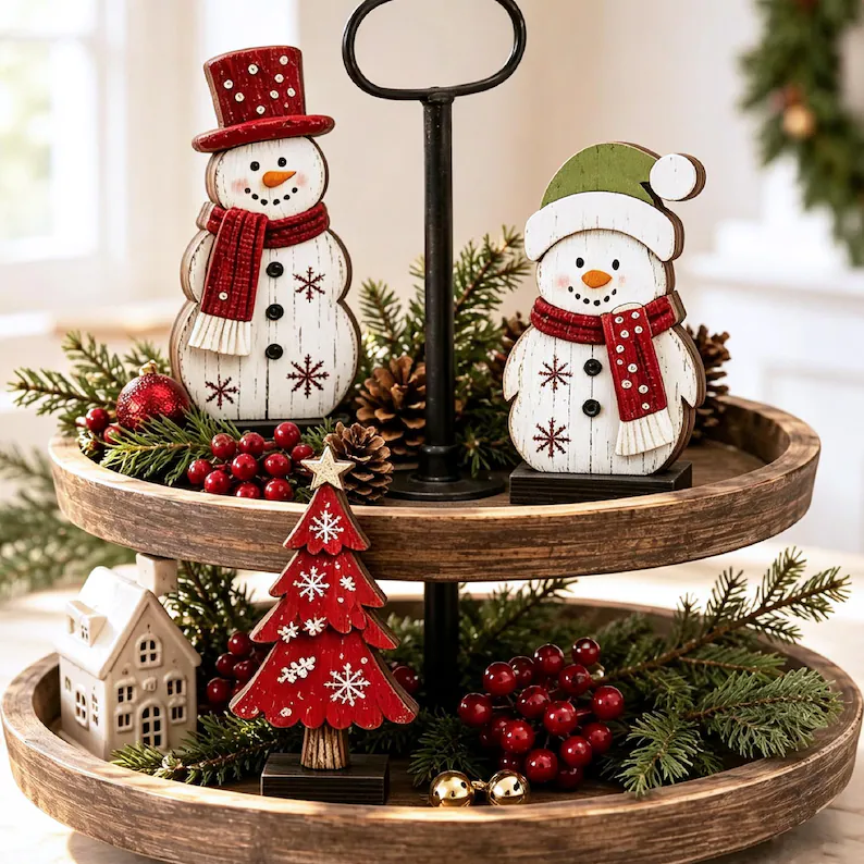 Rustic Wooden Christmas Tiered Tray Decor, Xmas Tree & Reindeer Signs, Winter Holiday Decorations for Mantel & Shelf 6cb18b5b-56c0-4c23-83f0-f220cdd88445-r2.png