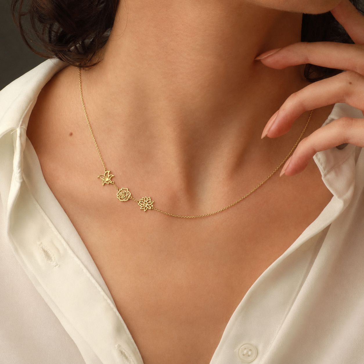 Sideways Birth flower Necklace, Family Birth Flower Necklace, Birth Month Flower, Personalized Jewelry, Mothers Day Gift, Gift For Mom 6ce0e4be-1e64-4792-9349-92b2b5cd6bfa-8ec16479-3628-462b-af95-6eef8a50fc2a.png