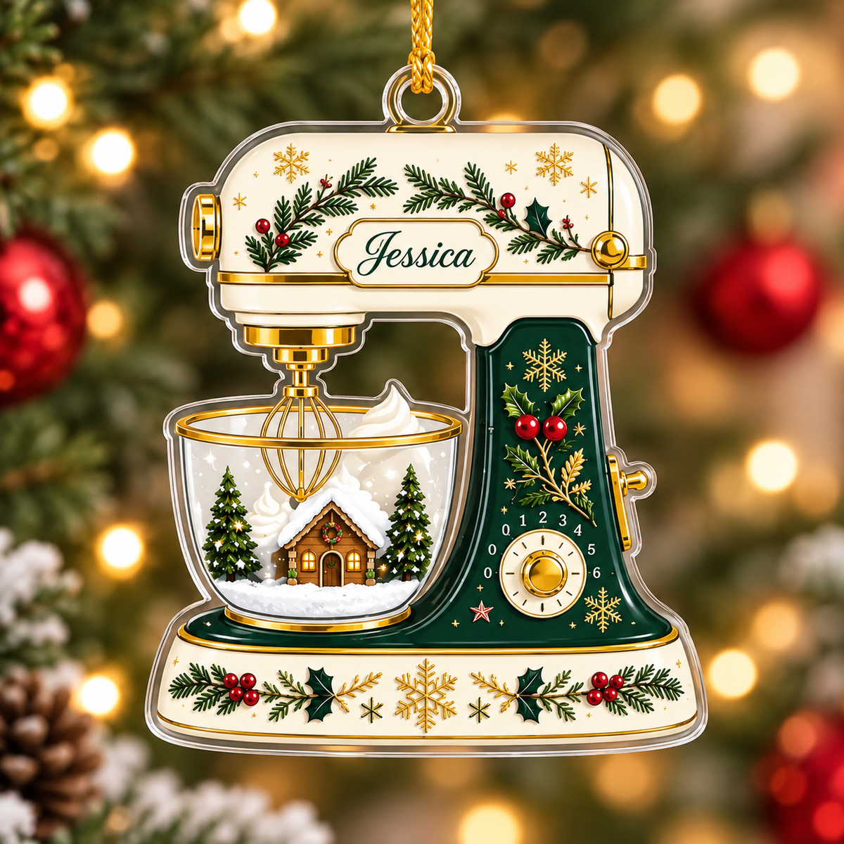 Christmas Baking Mixer-Personalized 2D Effect Mixer Acrylic Ornament,Custom Kitchen Mixer Christmas Keepsake,Baking Gift For Bakers 6cf9ce40-d24d-4615-8c82-7dddfeda493d-gfgfg-1-.png