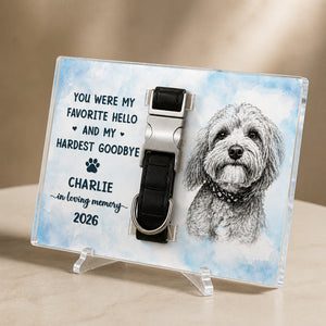 Custom Pet Memorial Acrylic Plaque – Photo-to-Sketch Portrait - Personalized Acrylic Plaque 6d296312-2831-48dc-bf55-fa7efdf300e2.jpg