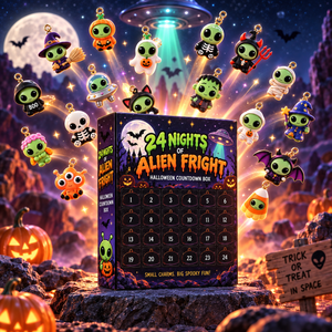 24 Nights of Alien Fright Halloween Advent Calendar 2026 – 24 Cute Alien Charms, Spooky Countdown Box for Kids & Alien Lovers 6d2de774-61bd-48b0-8b10-dd1a825df408-ali2.png