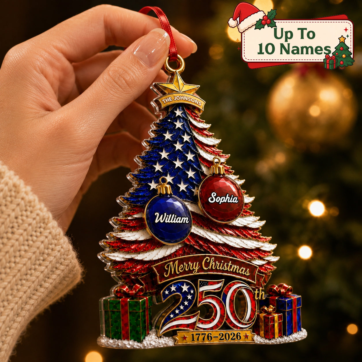 Personalized Merry Christmas America Turns 250 Ornament - Real 3D Raised Ornament 6d40bdc0-6d22-45e1-997b-d35fbac1d2b2-banner-3.jpg