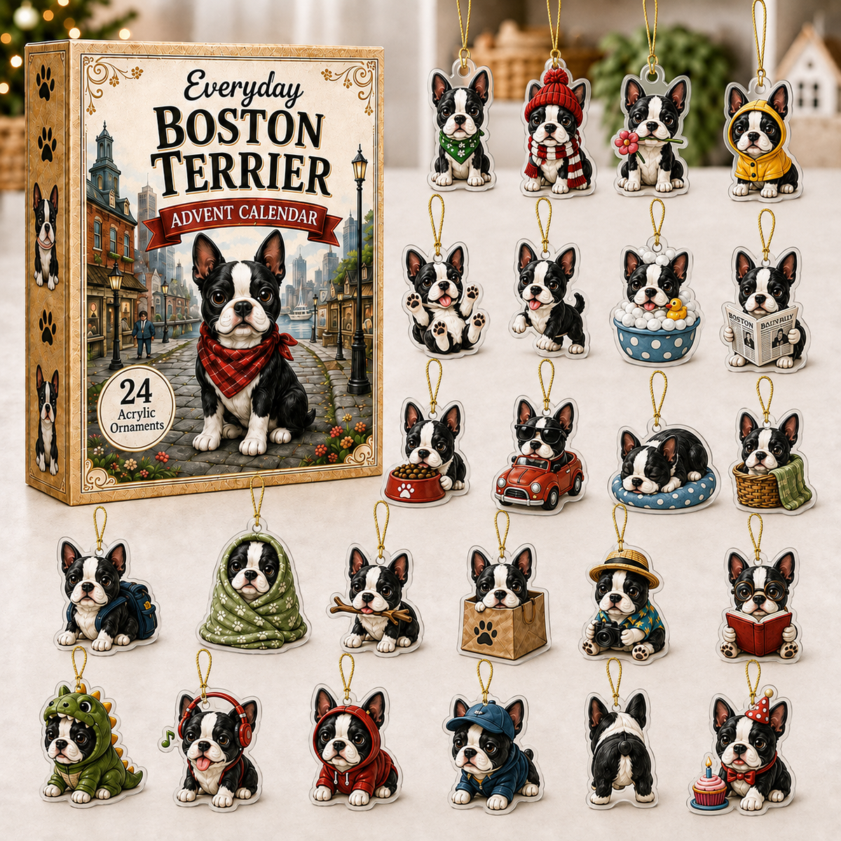 Everyday Boston Terrier Advent Calendar 2026 - 24-Day Festive Countdown, Acrylic Charms Blind Box - Gift For Boston Terrier Lovers 6d464aab-b1de-469b-af11-4f59c939770e-boston-terrier-box-charms.png