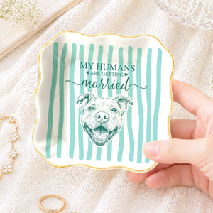 Custom Stripe Pet Wedding Ring Dish: Personalized Dog and Cat Portrait From Photo, My Humans are Getting Married, Engagement Gifts 6d46e351-3882-4e05-ba5c-e1a93096e21e-3.jpg