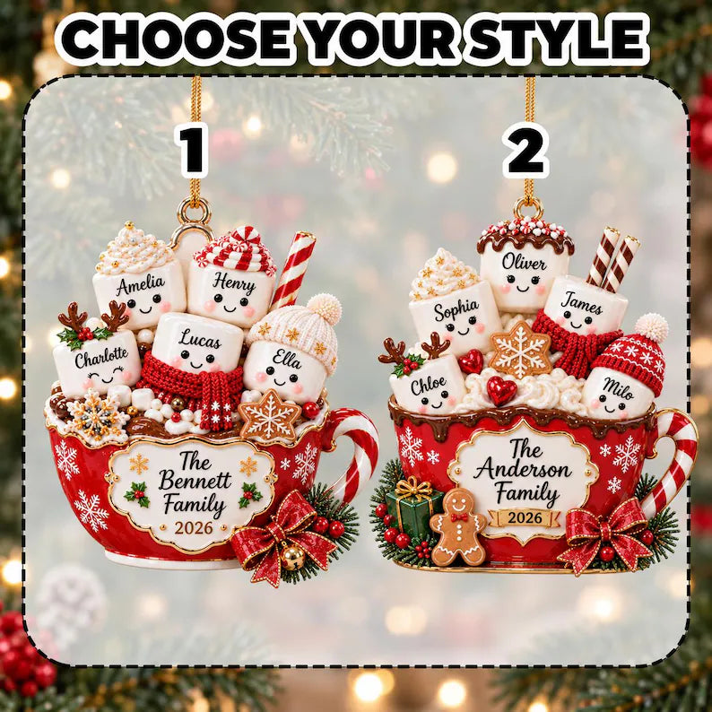 Personalized Family Christmas Ornament, Hot Cocoa Marshmallow Keepsake, Custom Name GIFT 2026, Holiday Tree Decor, Family Gift for Parents 6d6bfa12-1045-4298-a76e-56bb6bfe27a8-BN-1-.webp