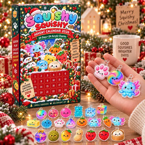 2026 Squishy Advent Calendar, 24-Day Christmas Countdown Box, 24 Acrylic Squishy Charms, Kawaii Mystery Collectible Calendar 6d6e96ee-91ce-4db6-a64e-342c7494c996-dfrty-2-.webp