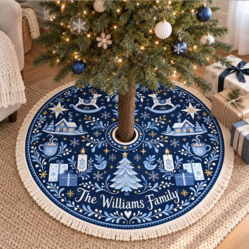 Personalized Blue Folk Art Christmas Tree Skirt: Custom Family Name Fringed Winter Mat, Gift For Family 6d76f72a-c0f2-4b2a-a84f-8825ee3f3050-il_794xN.8565609618_9ap3_converted.png