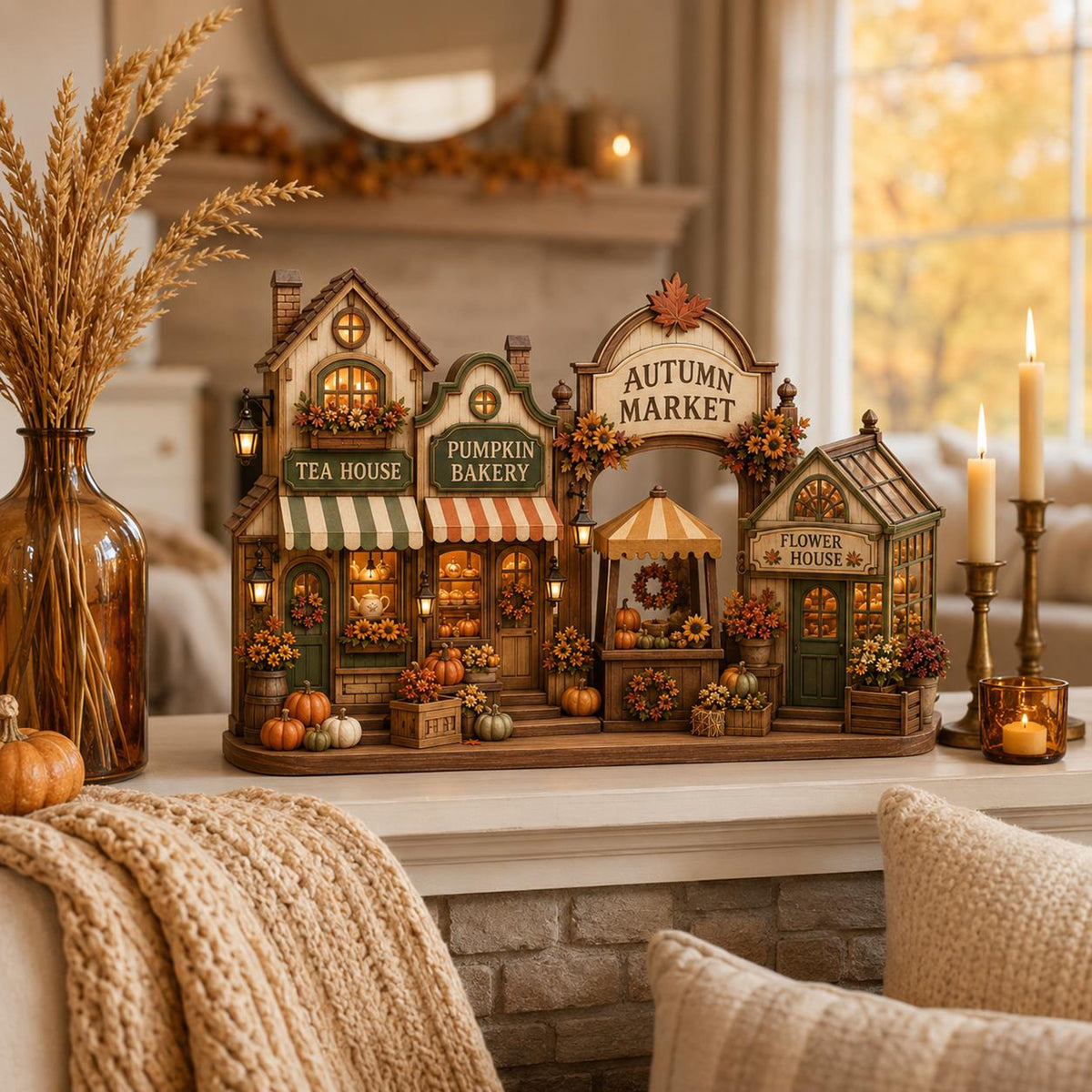 Rustic Autumn Wooden Block Decor, Mini Bakery Village Sign, Cozy Fall Kitchen Display, Pumpkin Farmhouse Shelf Ornament, Holiday Gift 6d7b63d6-88d1-4a4d-81c7-f0068fff0eb6-5.jpg