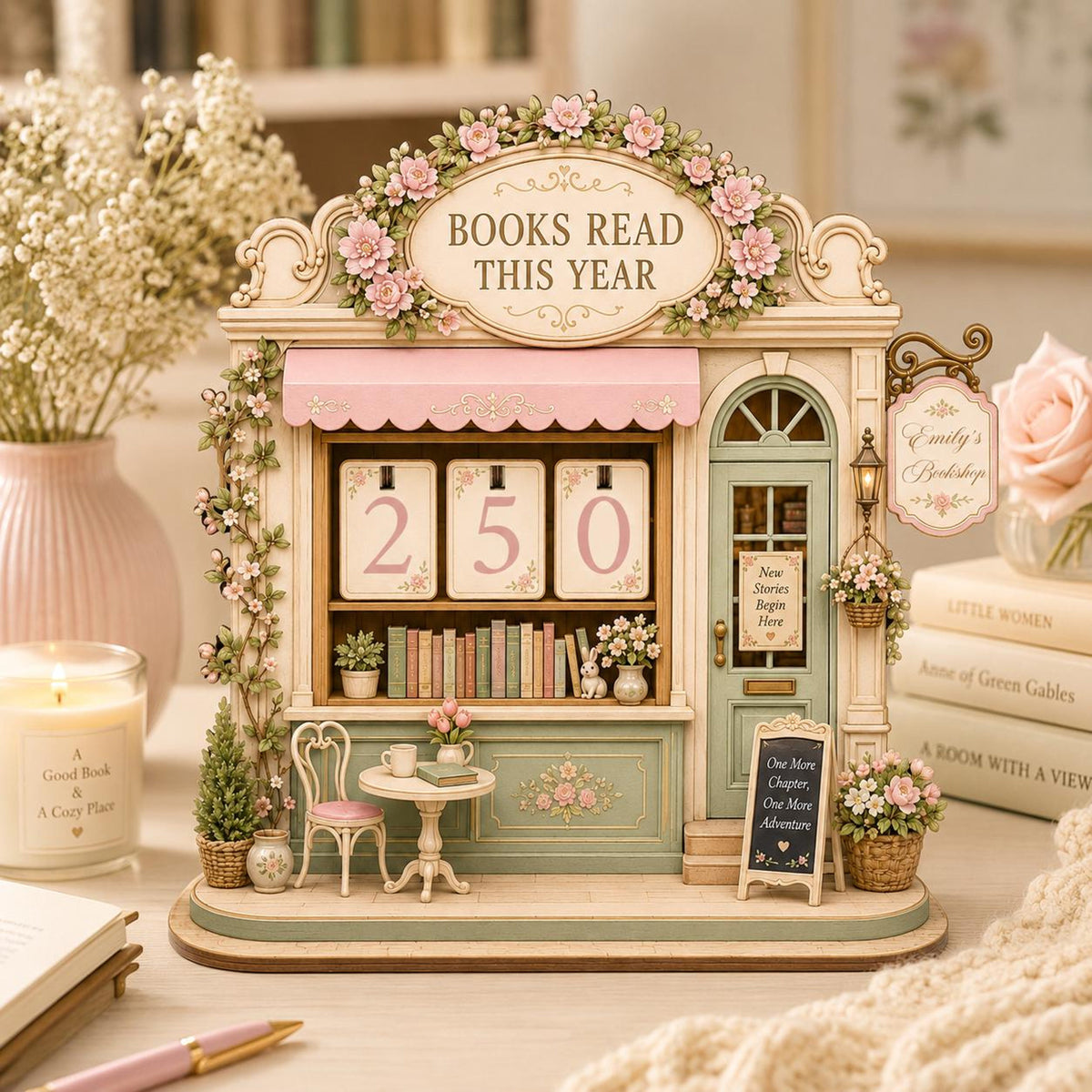 Miniature Book Tracker Decor | Books Read This Year Counter | Reader Gift Shelf Display 6d7b7881-8582-4c14-8958-f1e3fcee4a04-3.jpg