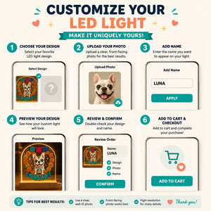 Custom Sugar Skull Pet LED Night Light – Photo to Calavera Art - Personalized 3D LED Light Wooden Base 6d8e972e-d073-4003-9906-e657b1189b65.jpg