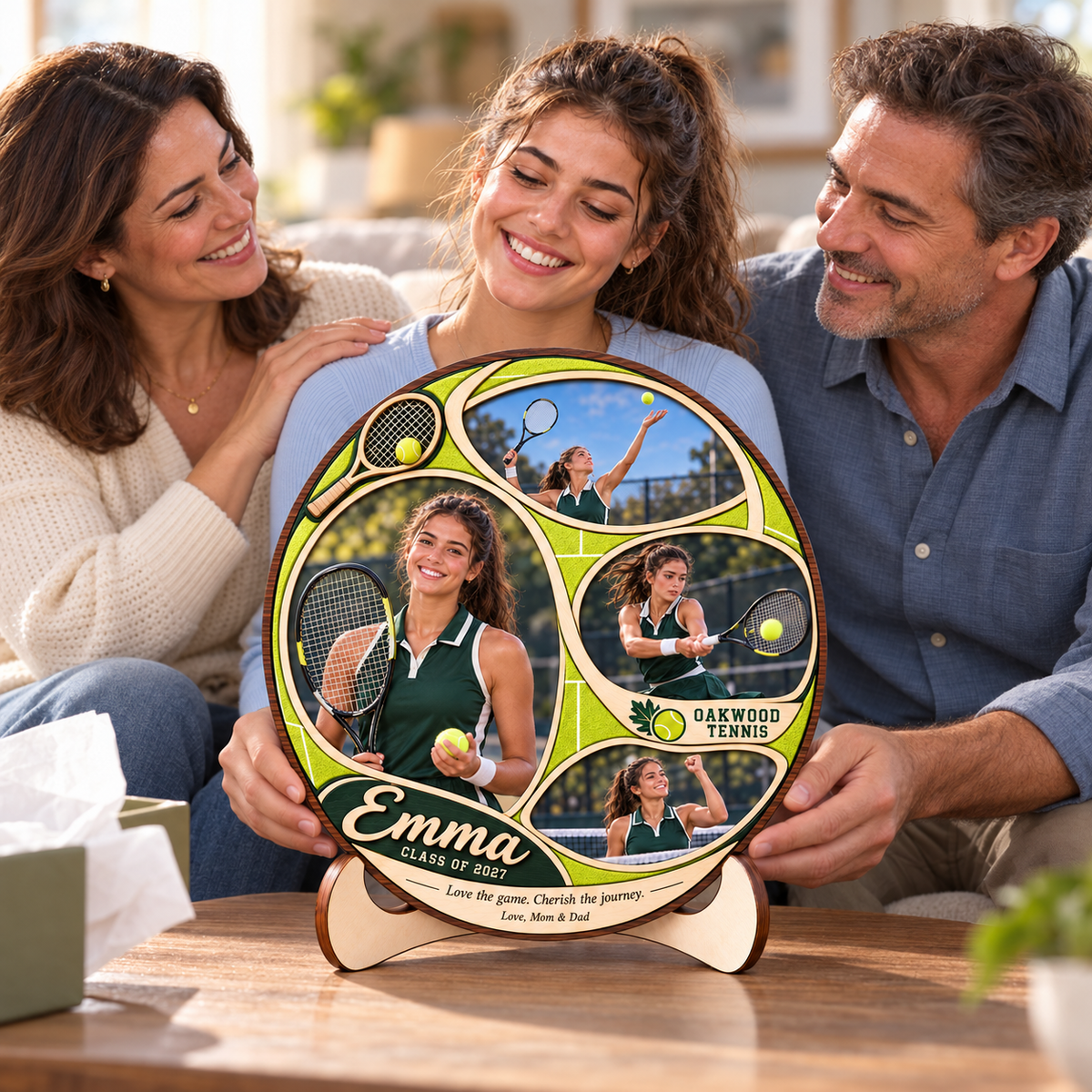 Personalized Tennis Photo Collage Plaque with Stand – Christmas Gift for Tennis Players, Senior Night & Graduation Keepsake 6dcd0292-dca9-44f0-8728-7ff0e87ce044-Family-presents-a-cherished-tennis-keepsake-1.png