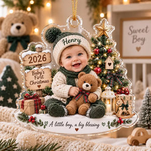 Personalized Baby’s First Christmas Ornament 2026, Custom Baby Name Acrylic Ornament, First Christmas Keepsake, Newborn Baby Gift 6e06b005-617a-4825-a6e8-ad246de6696a-jjjjjjjjjjjjh-2-.webp