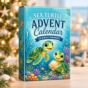 Everyday Sea Turtle Advent Calendar 2026 - 24-Day Festive Countdown, Acrylic Charms Blind Box - Gift For Sea Turtle Lovers 6e201d67-5aa6-4137-869f-c95fa1f42352-turtle-box.png