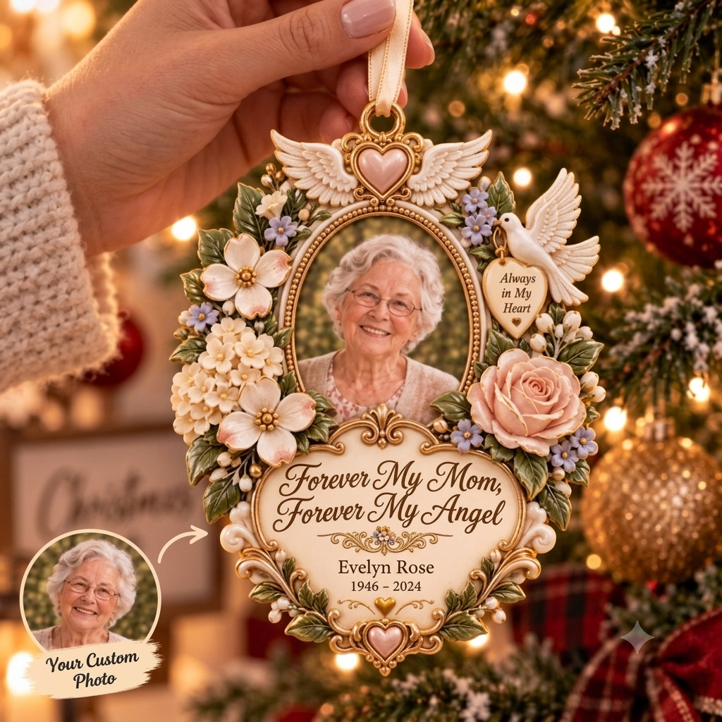 Personalized Mom Memorial 3D Ornament – Custom Photo, Name & Dates Angel Wings Remembrance Keepsake, Loss of Mother Sympathy Gift 6e35b598-d29c-4e56-90ba-407155167410-Gemini_Generated_Image_hjjsu3hjjsu3hjjs.png