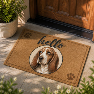 Basset Hound Hello Doormat - Doormat 6e39bc9b-6b90-4c29-aa72-e1e938773caf.jpg