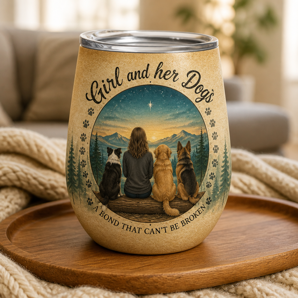 Girl And Her Dogs Custom Portrait Wine Tumbler - Personalized Wine Tumbler 6e3c51f4-e37a-401f-bcdb-760413ea6948.png