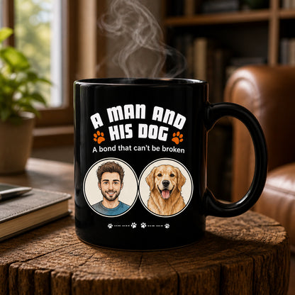 A Man And His Dog – Custom Photo Sketch Mug - Personalized Mug 6e63f902-913e-4794-a0df-bc9ce064e8a4.jpg
