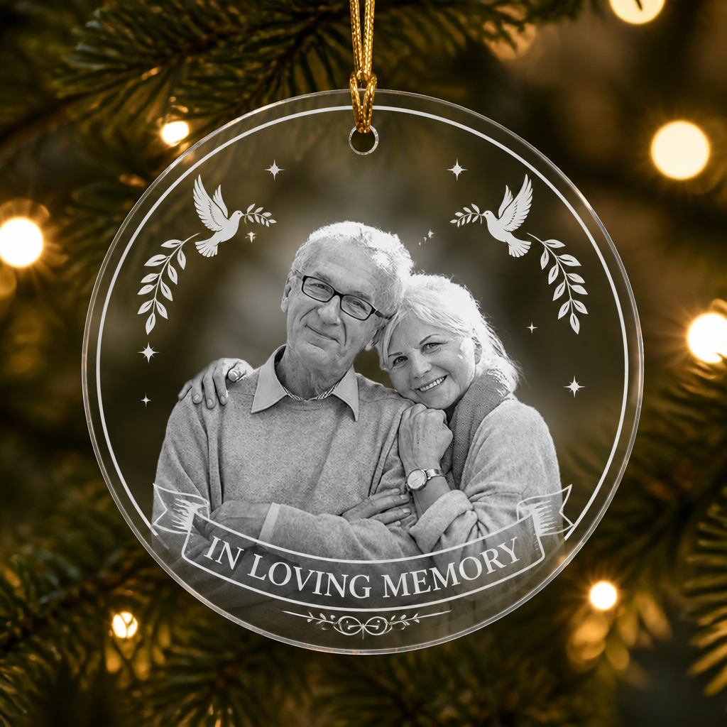 In Loving Memory Photo Acrylic Ornament - Personalized Transparent Acrylic Ornament 6e944c9b-a090-4920-bd4e-3d8312df3ed4.png