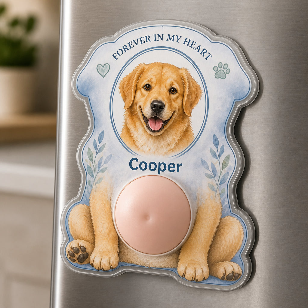 Pet Memorial Portrait Magnet – Watercolor Arch - Personalized Acrylic Refrigerator Magnet - Soft Rubber Belly 6e9a2b91-0084-4e49-be71-5732b6bb6745.jpg